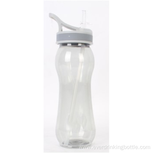 700ML PP Single Wall Water Bottle With Straw